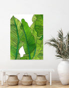 Jungle Leaves by Jen Bucheli on GIANT ART - floral leaves