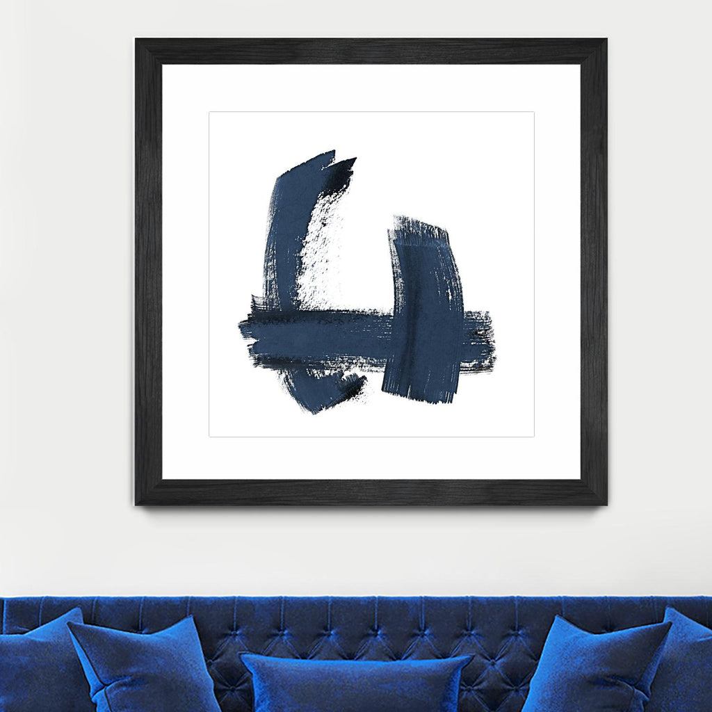 Signes de la nouvelle marine II par Patricia Pinto sur GIANT ART - multi abstract