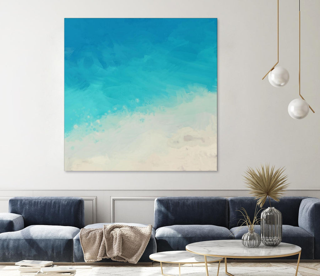 Ocean Blue Sea II by Dan Meneely on GIANT ART - abstract coastal