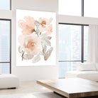 Peach Tranquil Florals I by Lanie Loreth on GIANT ART - peach floral