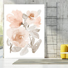 Peach Tranquil Florals I by Lanie Loreth on GIANT ART - peach floral