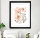 Peach Tranquil Florals I by Lanie Loreth on GIANT ART - peach floral