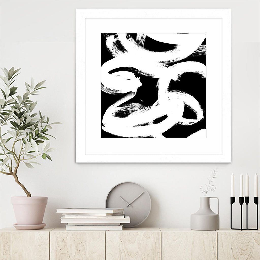 White Trails II by Emily Navas on GIANT ART - abstract 