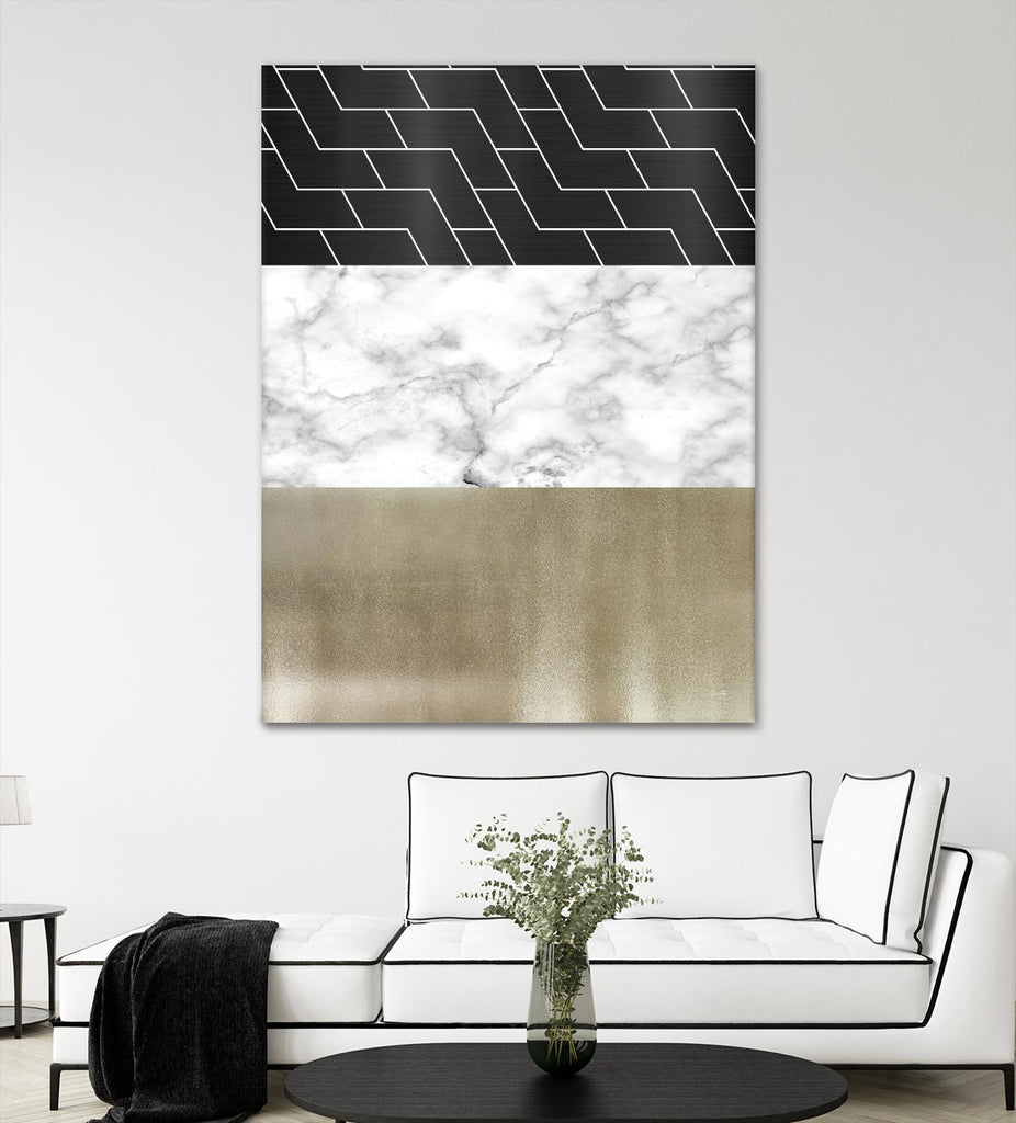 Many Layers I by Elizabeth Medley on GIANT ART - black abstract