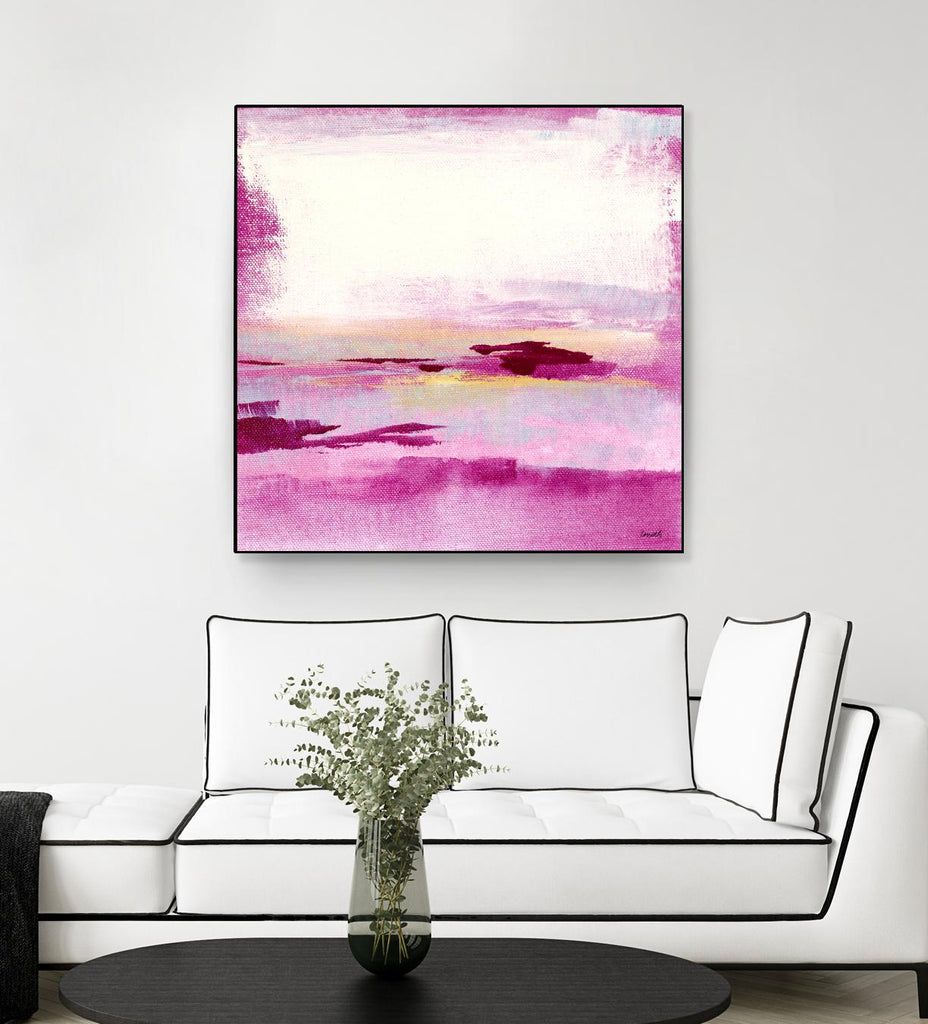 Dawn to Dusk by Lanie Loreth on GIANT ART - pink abstract