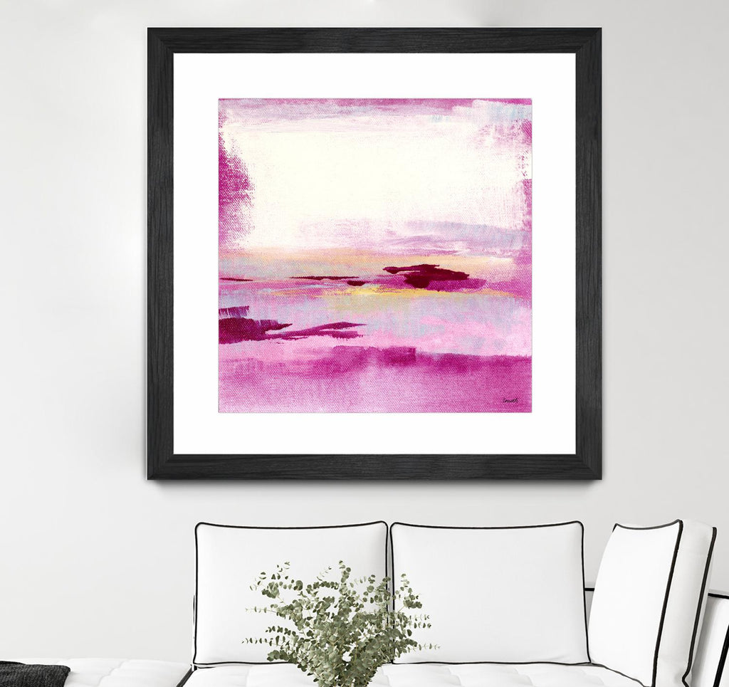 Dawn to Dusk by Lanie Loreth on GIANT ART - pink abstract
