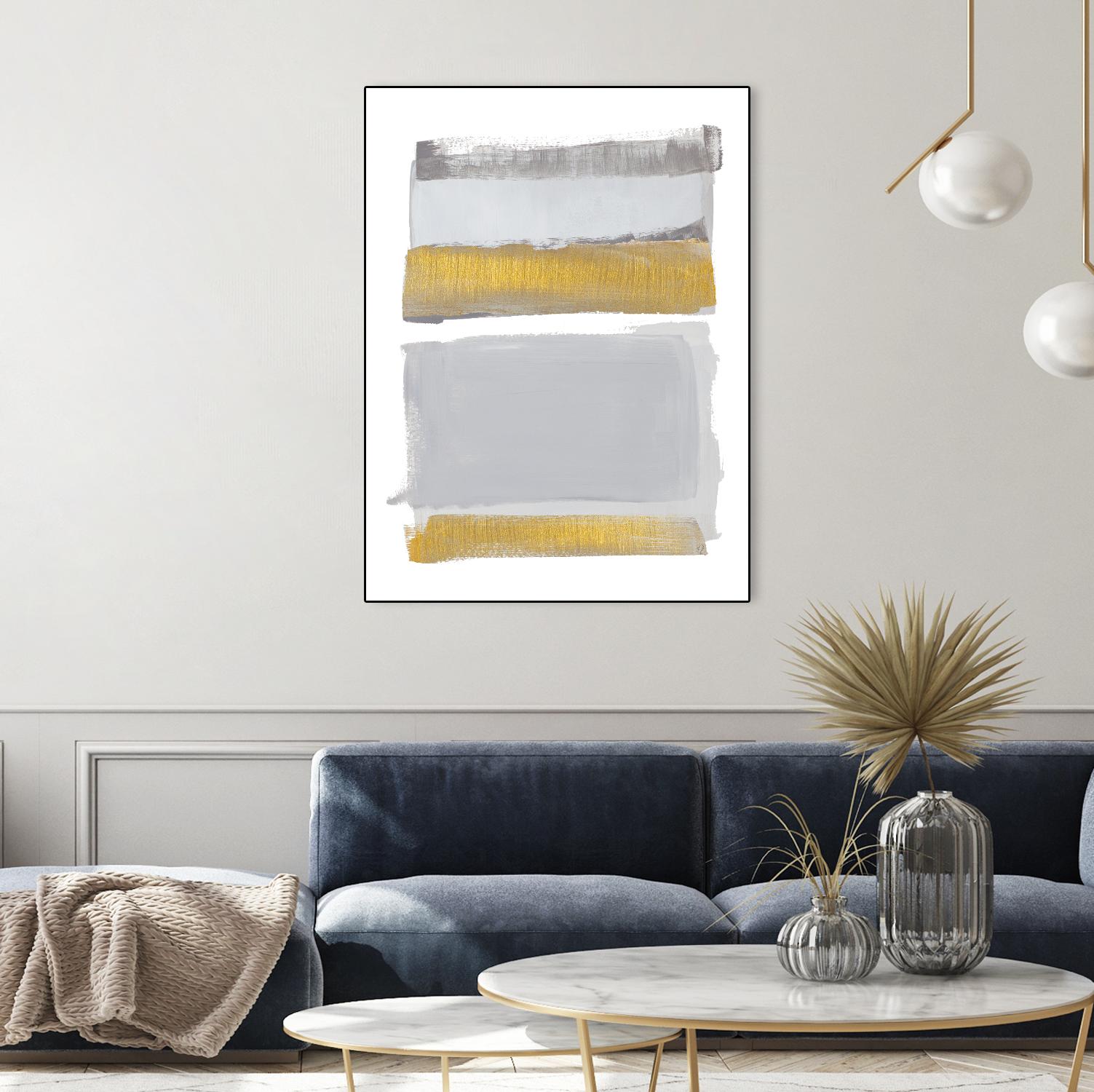 World of Golden Gray by Lanie Loreth on GIANT ART - multi abstract