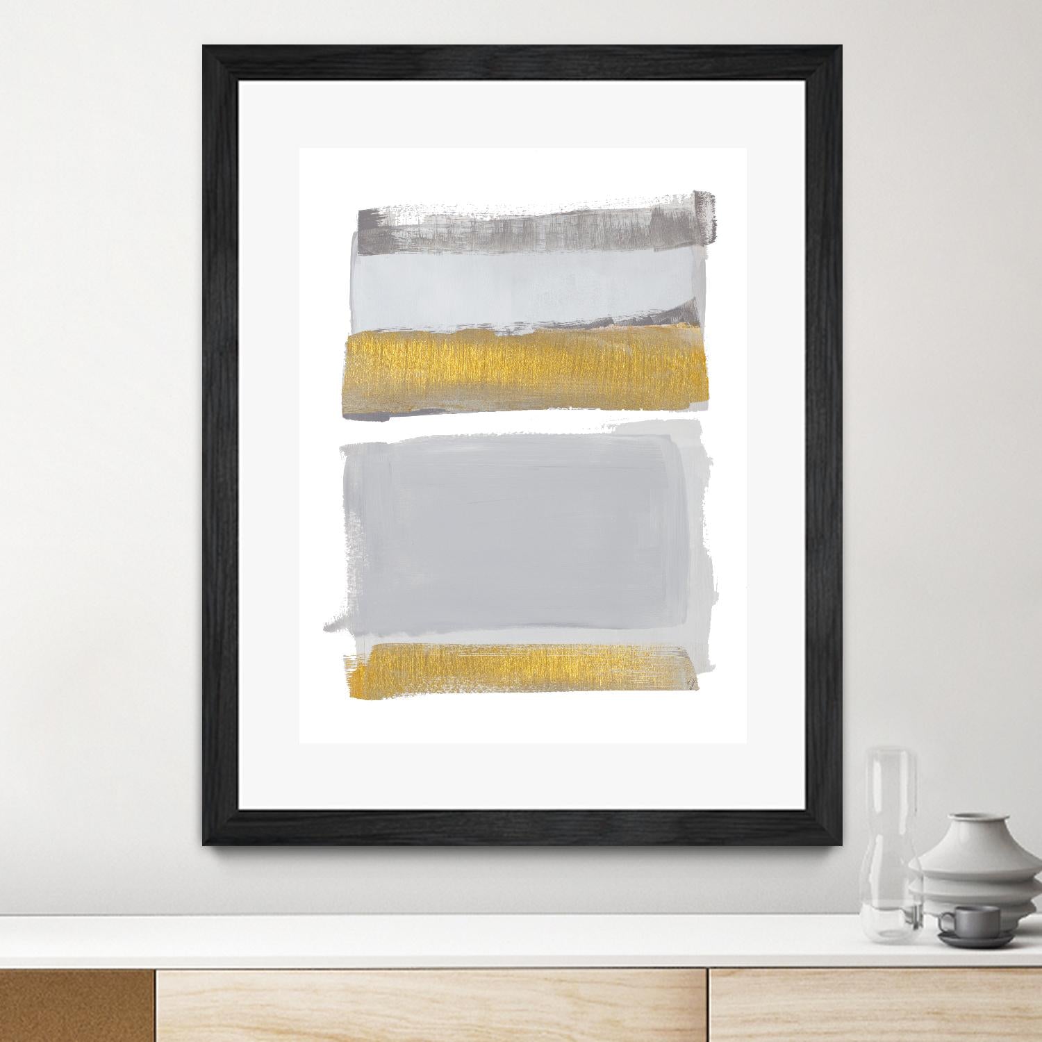 World of Golden Gray by Lanie Loreth on GIANT ART - multi abstract