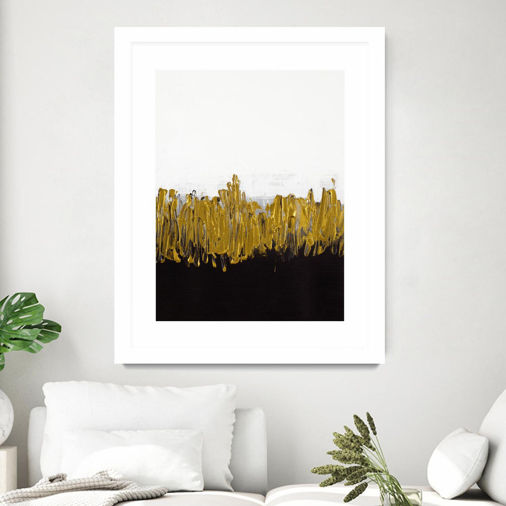 Meet Me in the Middle by Lanie Loreth on GIANT ART - black abstract