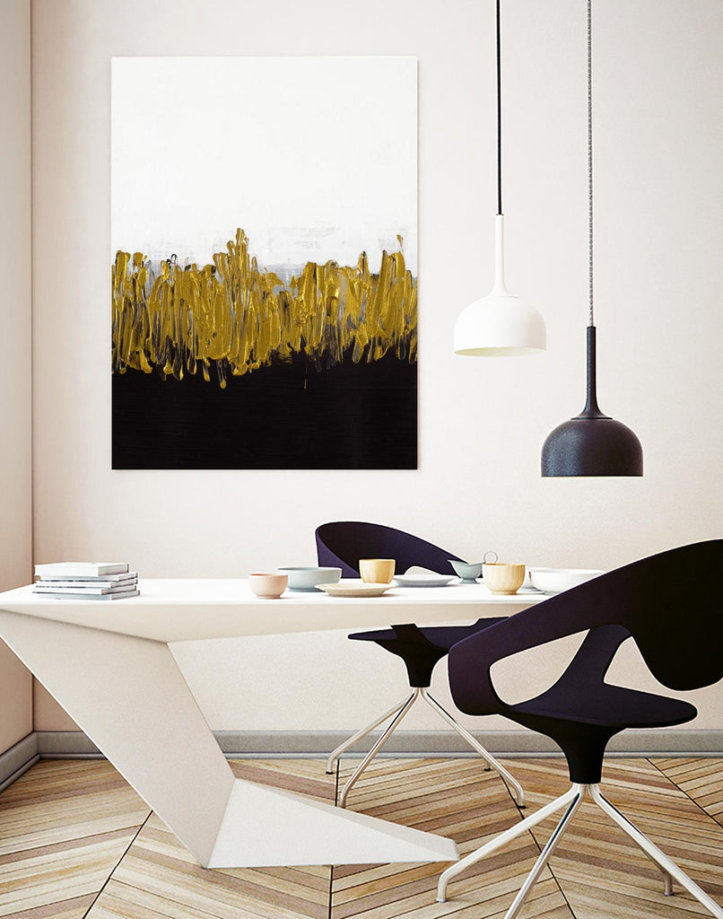 Meet Me in the Middle by Lanie Loreth on GIANT ART - black abstract