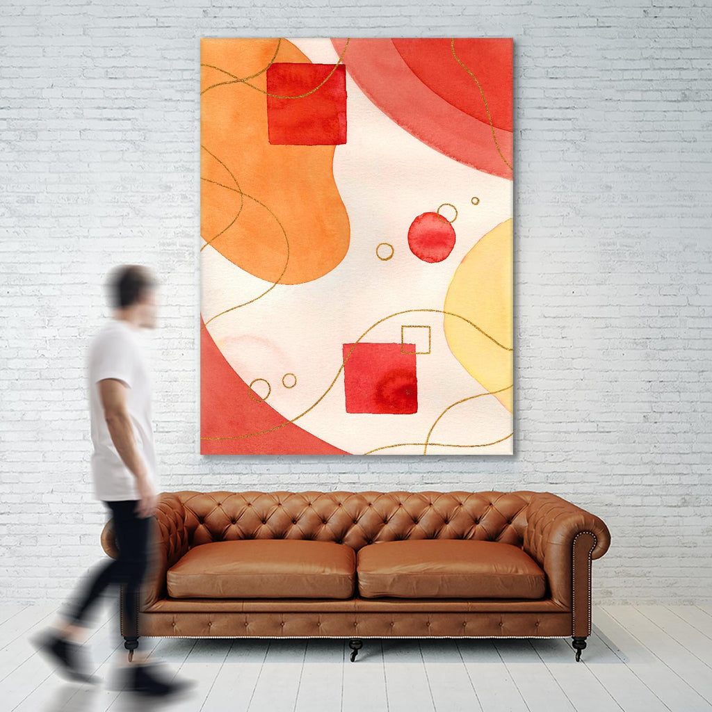 Orange Mood by Amaya on GIANT ART - orange abstract