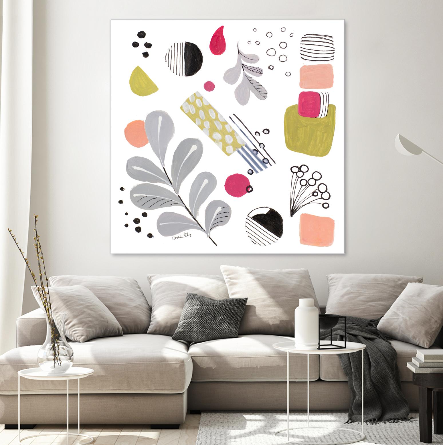 Mother Nature I by lanie Loreth on GIANT ART - multi leaves