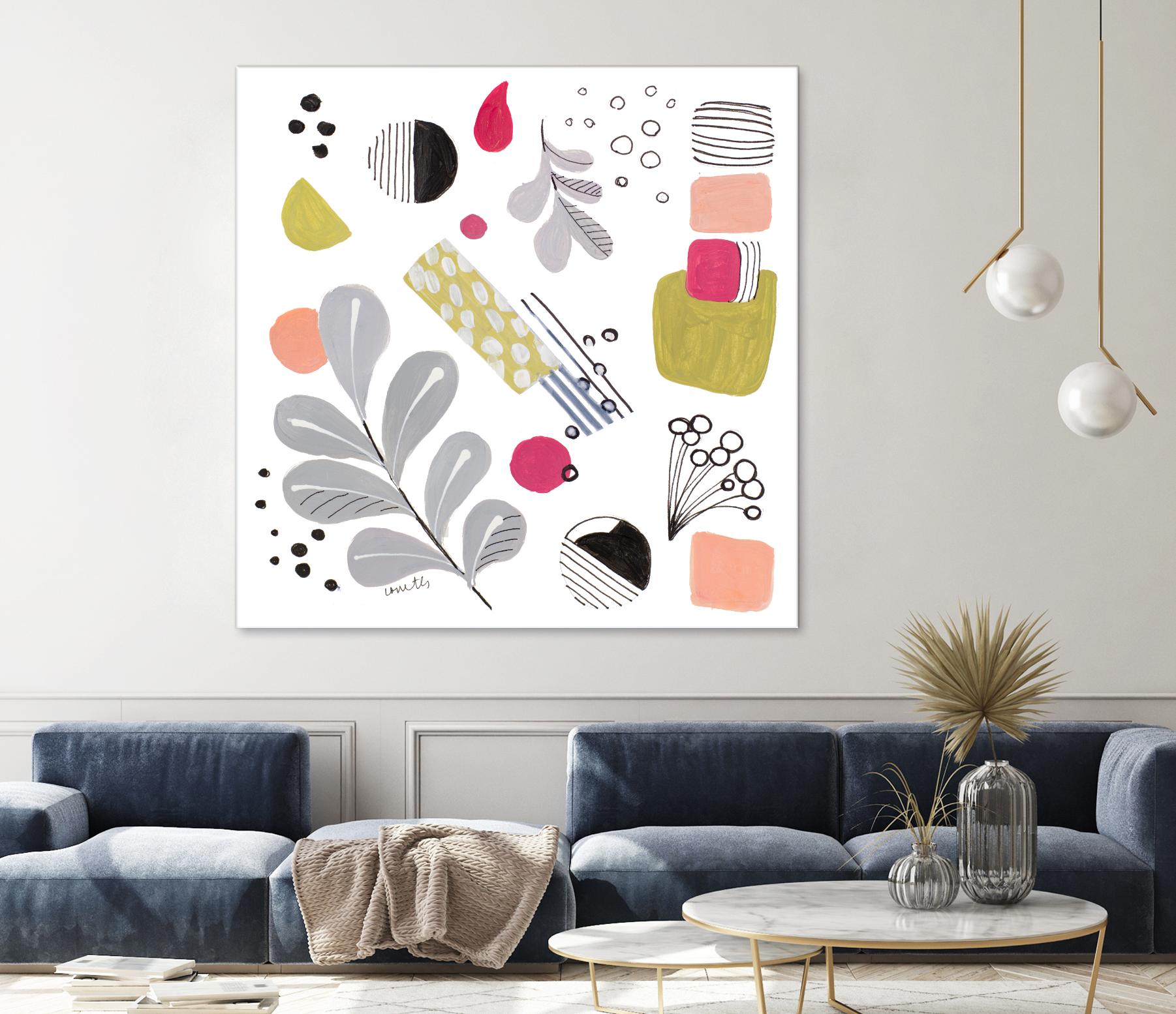 Mother Nature I by lanie Loreth on GIANT ART - multi leaves