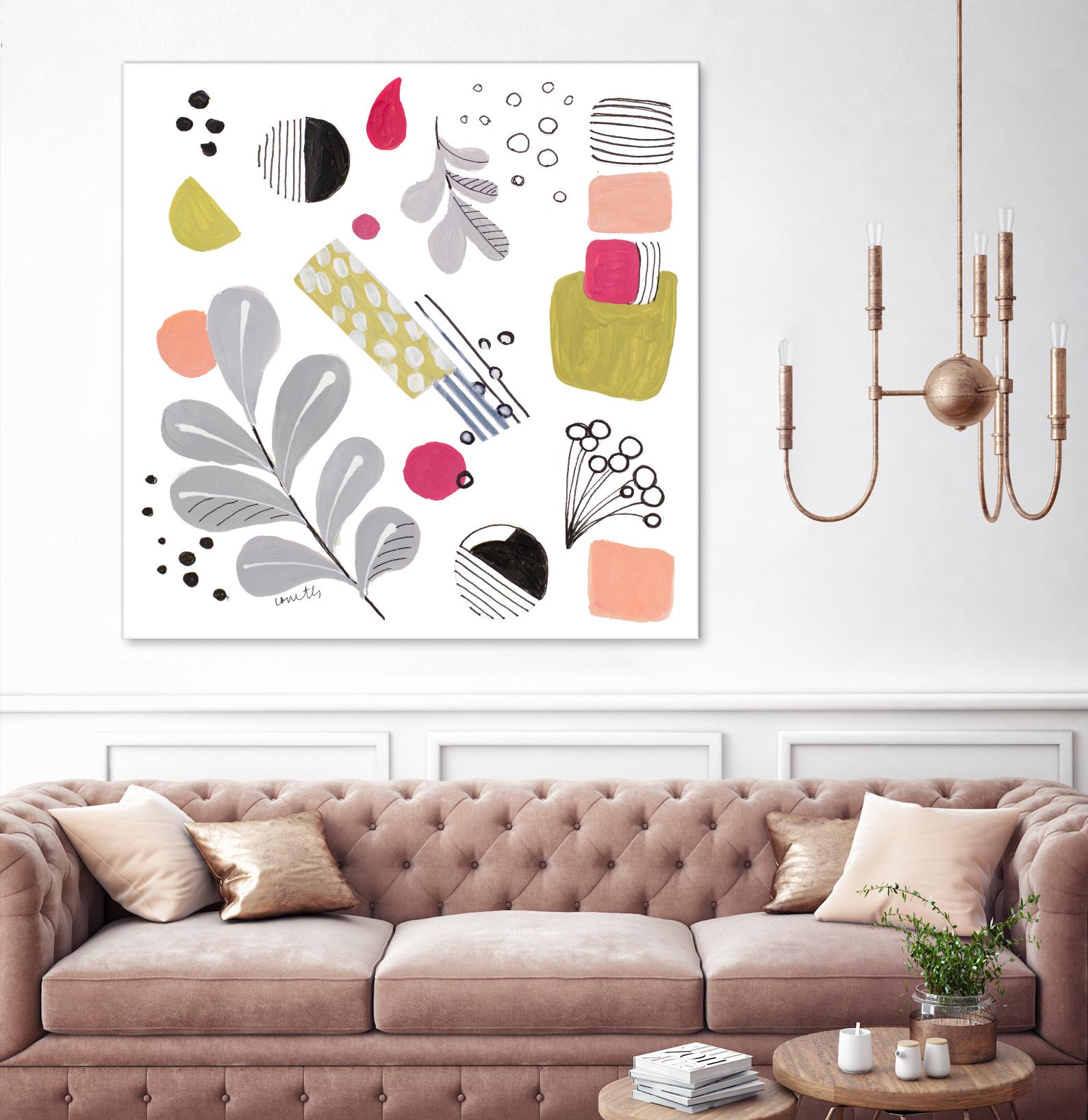 Mother Nature I by lanie Loreth on GIANT ART - multi leaves