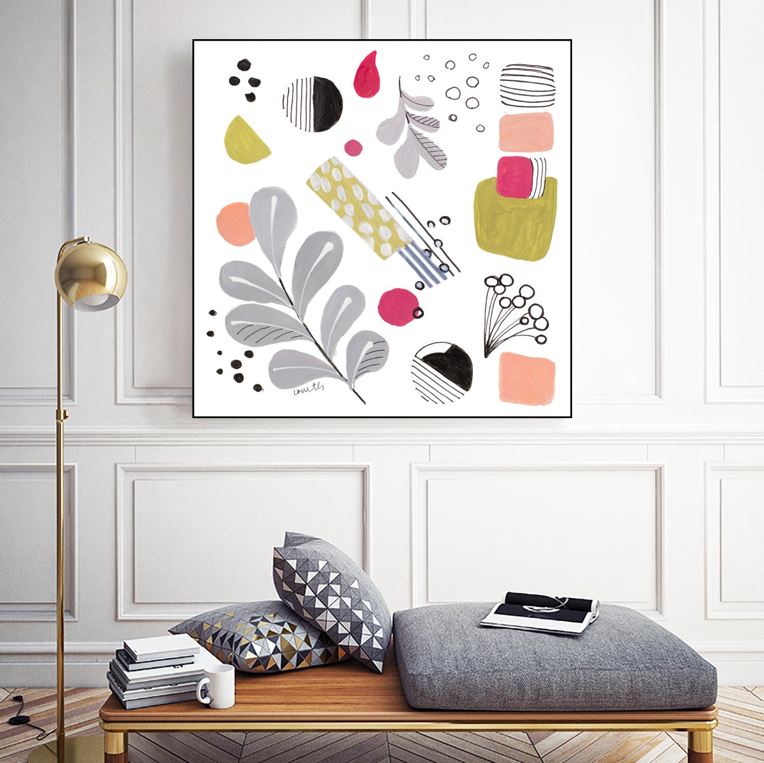 Mother Nature I by lanie Loreth on GIANT ART - multi leaves