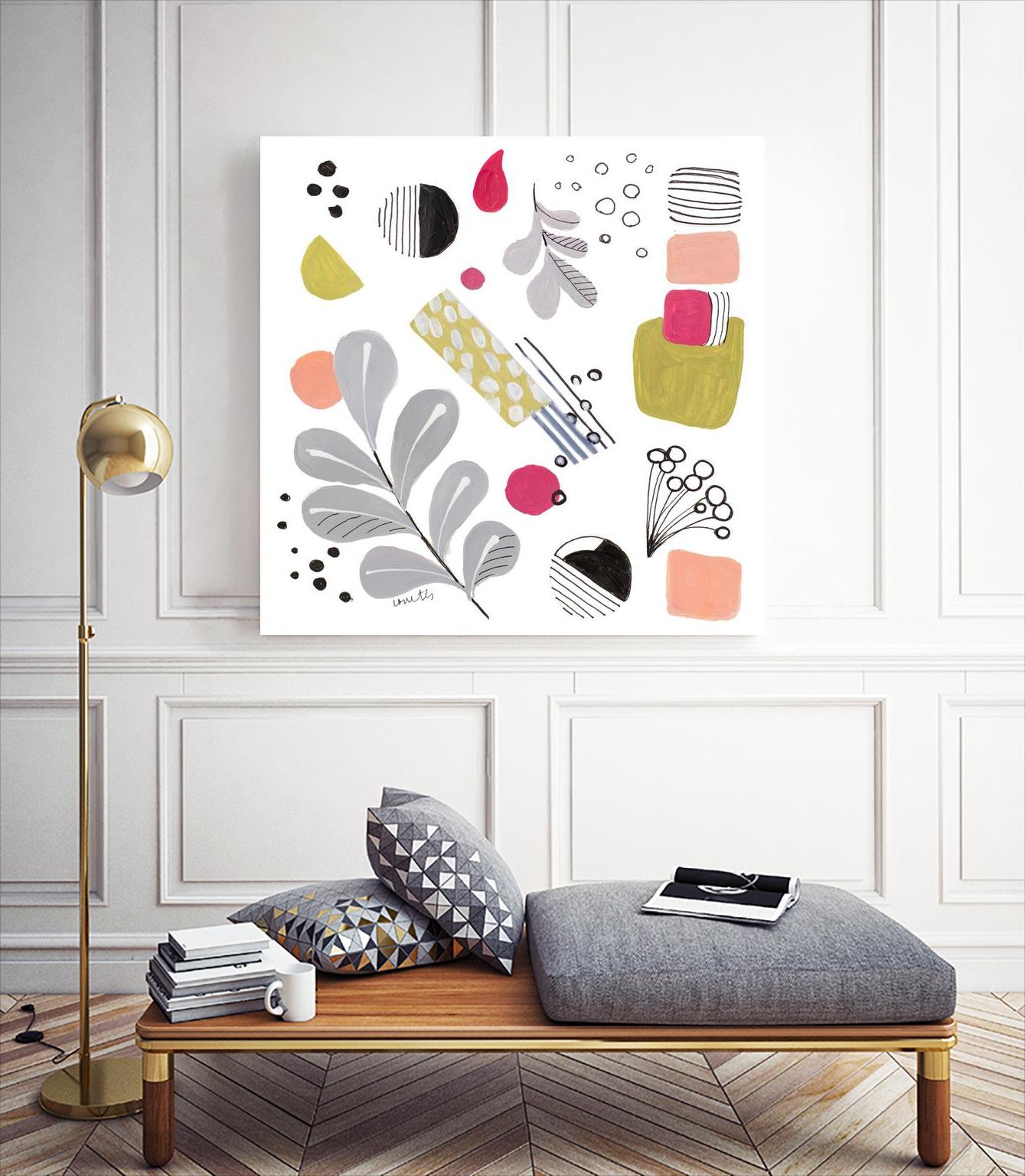 Mother Nature I by lanie Loreth on GIANT ART - multi leaves