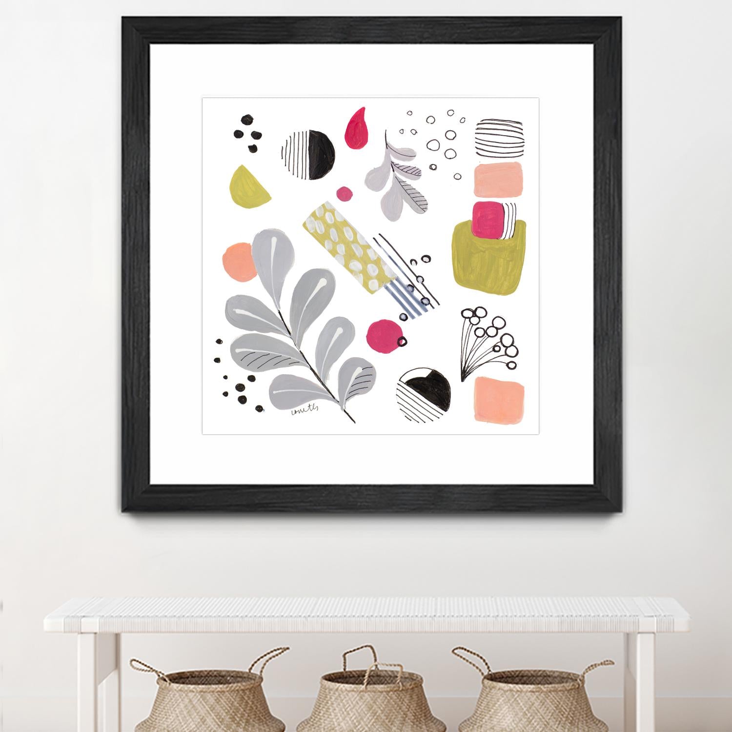 Mother Nature I by lanie Loreth on GIANT ART - multi leaves