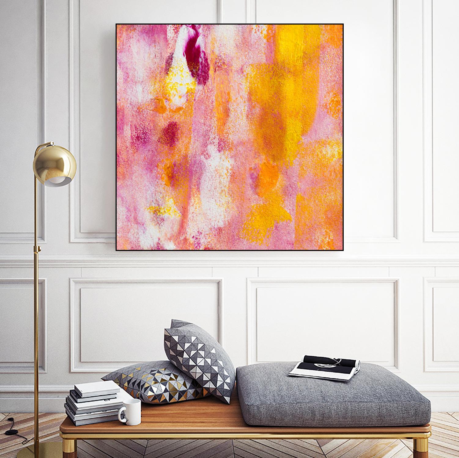 Pink Abstract II by Lanie Loreth on GIANT ART - pink abstract