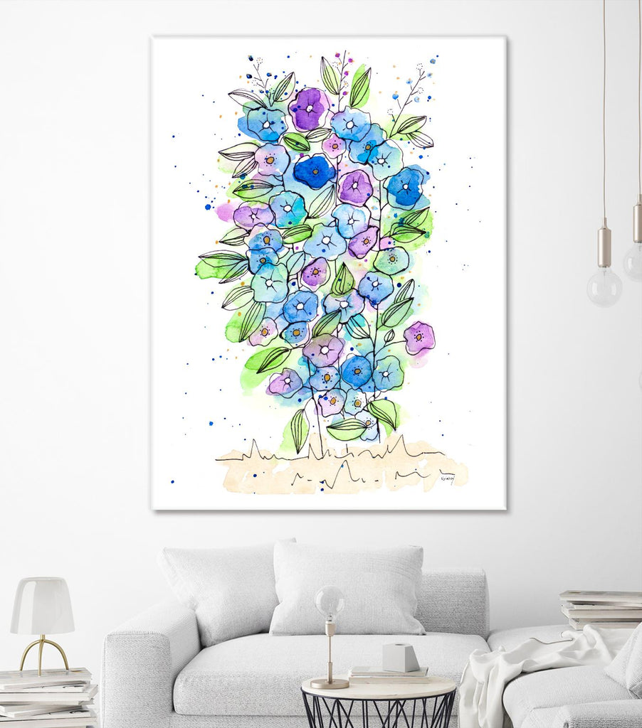 So Much Happiness by Krinlox on GIANT ART - multi floral
