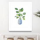 Croton In Blue Pot by Lanie Loreth on GIANT ART - floral southwestern and western