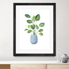 Croton In Blue Pot by Lanie Loreth on GIANT ART - floral southwestern and western