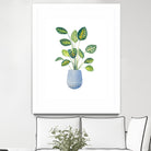 Croton In Blue Pot by Lanie Loreth on GIANT ART - floral southwestern and western