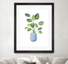 Croton In Blue Pot by Lanie Loreth on GIANT ART - floral southwestern and western