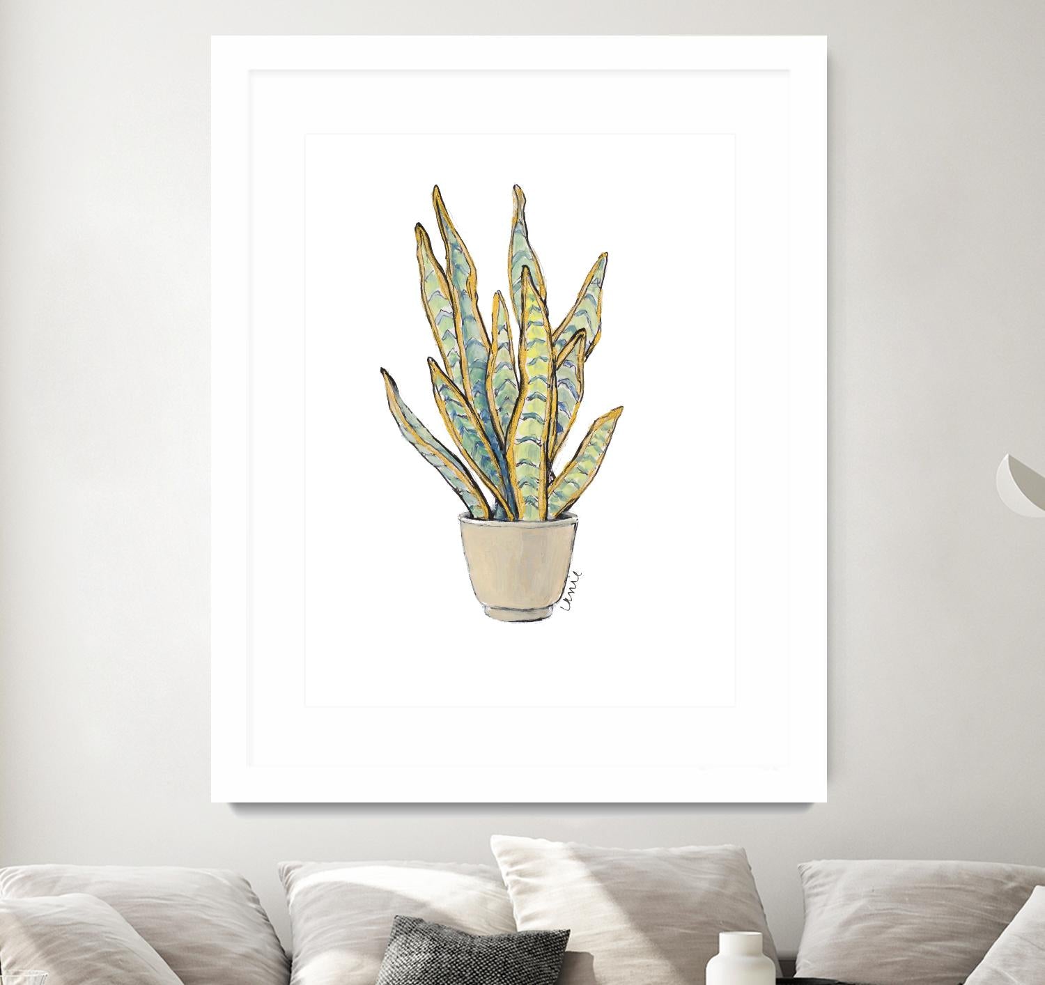 Mother In Law Plant in Pot by Lanie Loreth on GIANT ART - floral southwestern and western