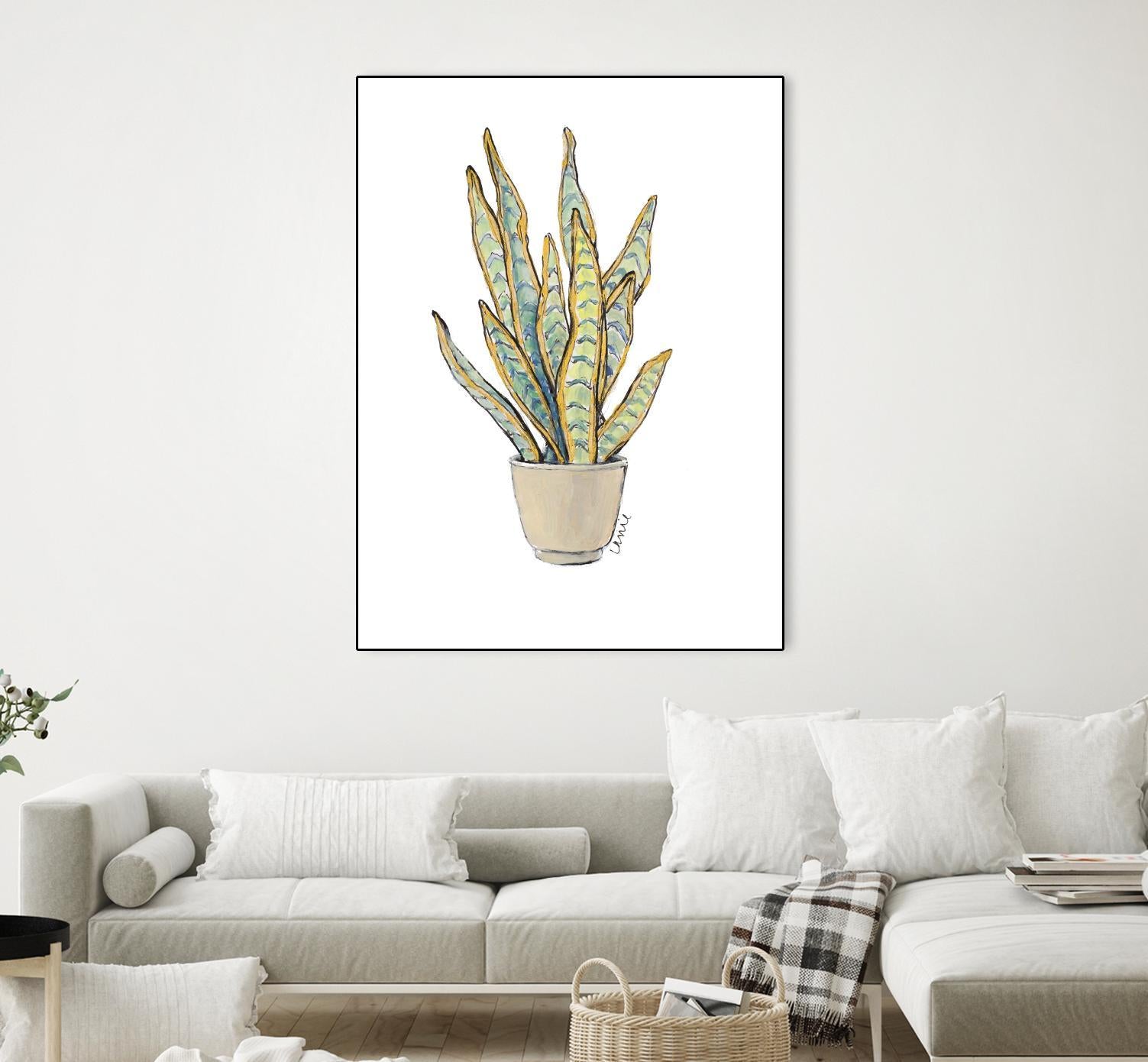 Mother In Law Plant in Pot by Lanie Loreth on GIANT ART - floral southwestern and western