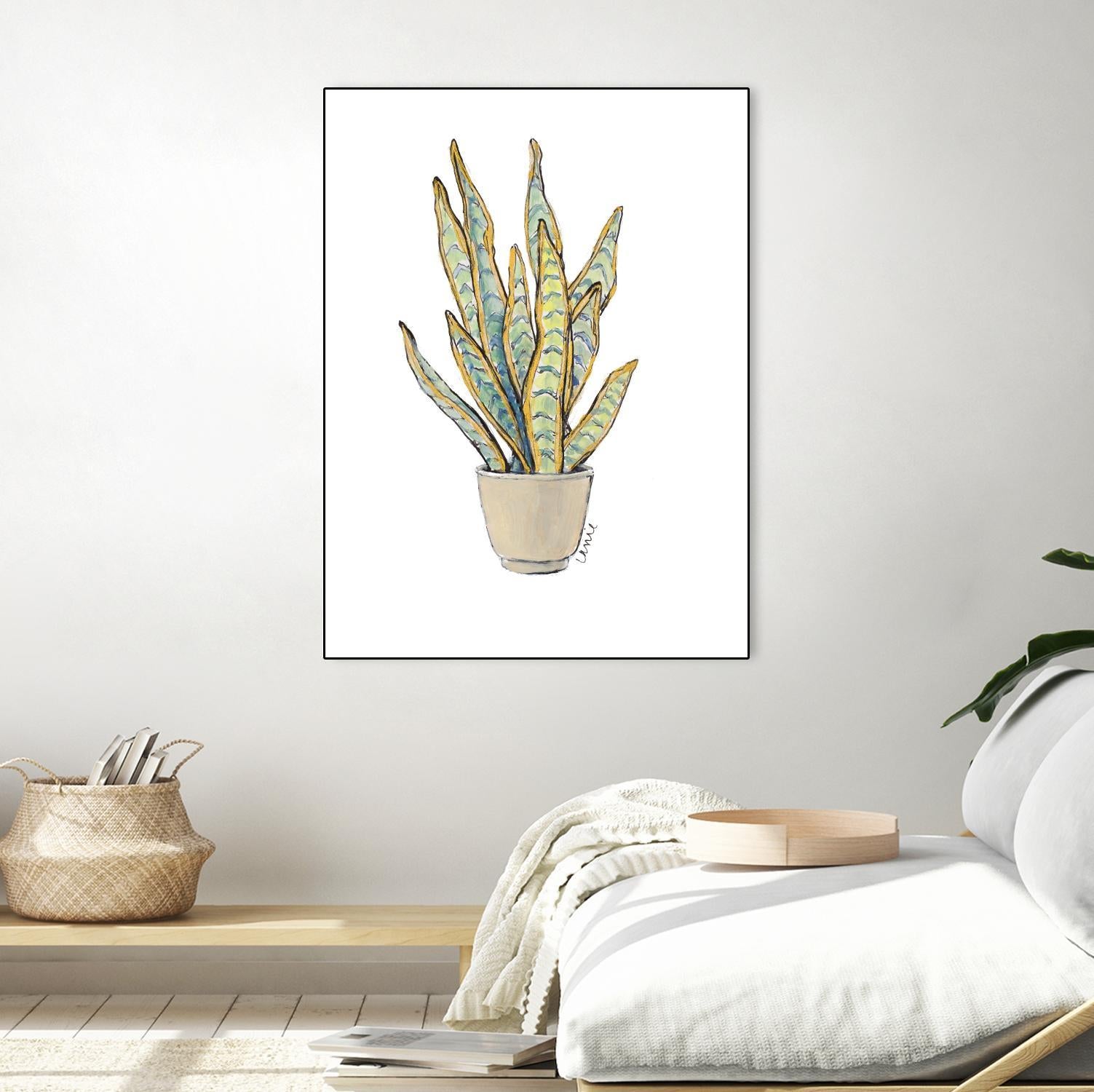 Mother In Law Plant in Pot by Lanie Loreth on GIANT ART - floral southwestern and western