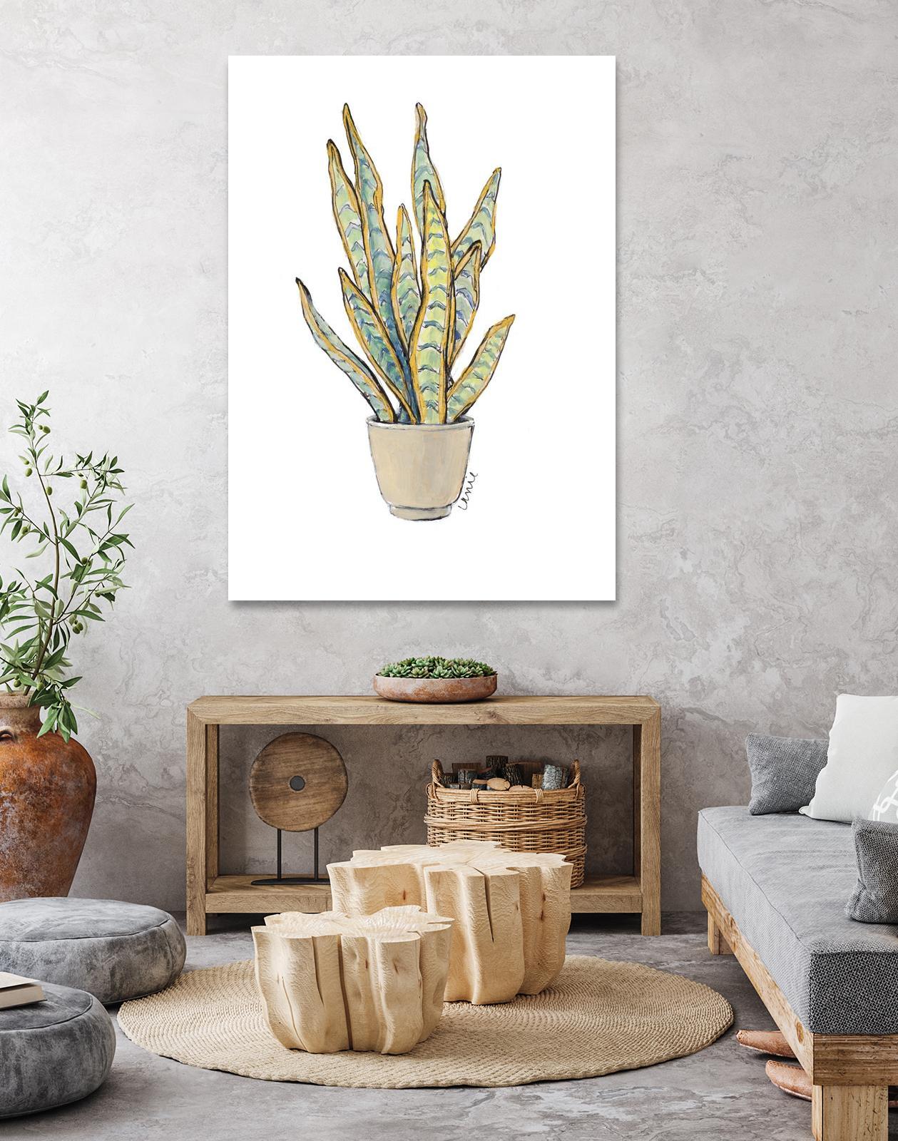 Mother In Law Plant in Pot by Lanie Loreth on GIANT ART - floral southwestern and western
