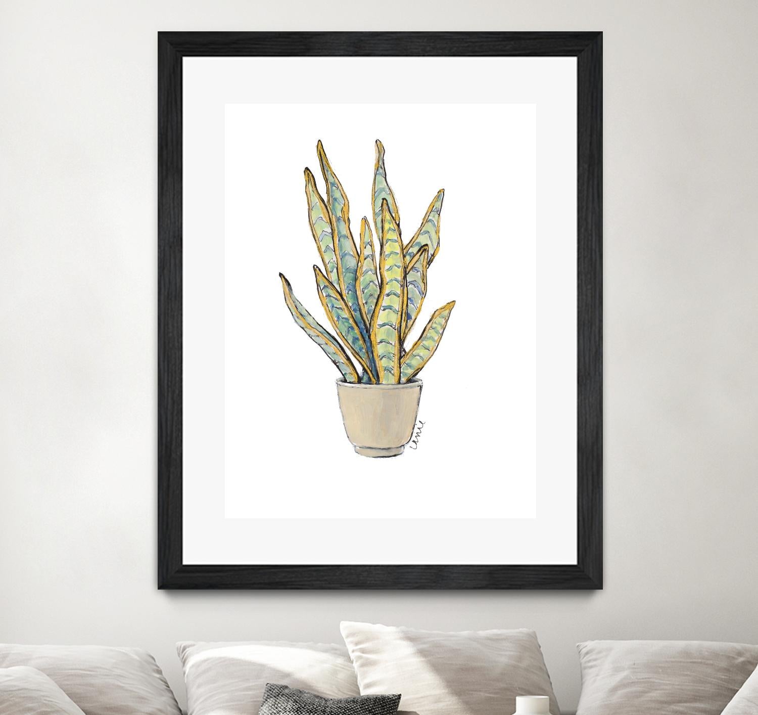 Mother In Law Plant in Pot by Lanie Loreth on GIANT ART - floral southwestern and western