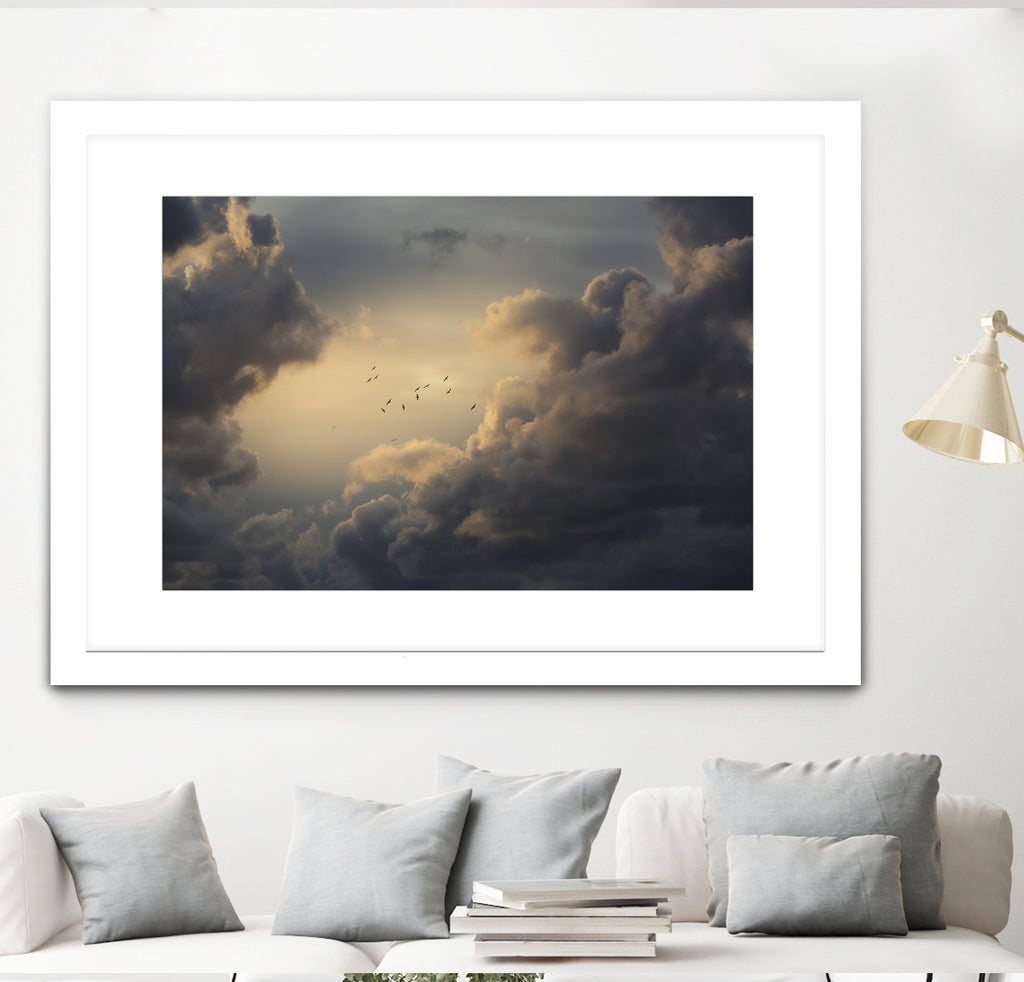 Soaring High Above by Thomas Tepstad Berge on GIANT ART - clouds photography clouds