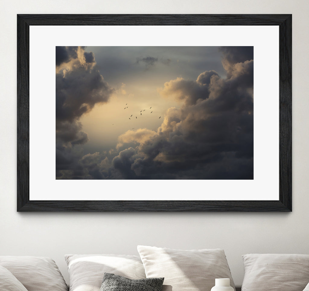 Soaring High Above by Thomas Tepstad Berge on GIANT ART - clouds photography clouds