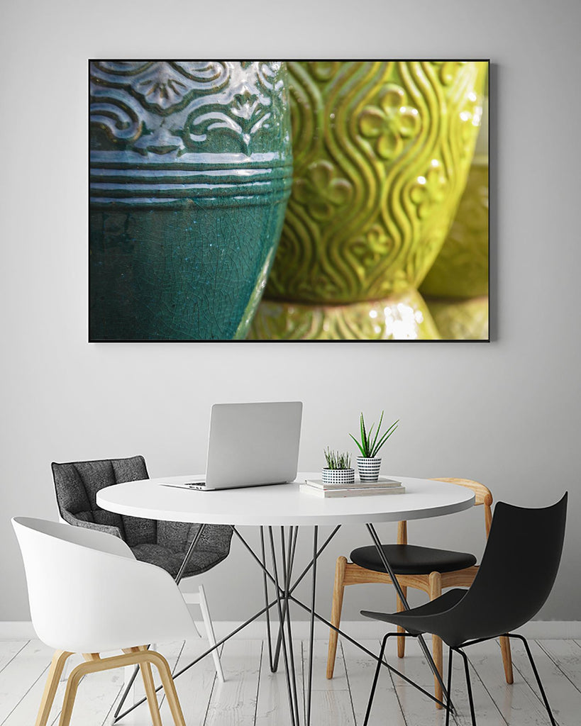Pottery by Nancy Crowell on GIANT ART - green photo art