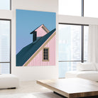 Pastoral Pink by Nancy Crowell on GIANT ART - pink rustic scenes