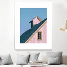 Pastoral Pink by Nancy Crowell on GIANT ART - pink rustic scenes