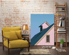 Pastoral Pink by Nancy Crowell on GIANT ART - pink rustic scenes