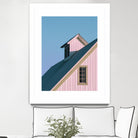 Pastoral Pink by Nancy Crowell on GIANT ART - pink rustic scenes