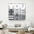 You Me We I by Parker Jones on GIANT ART - white contemporary