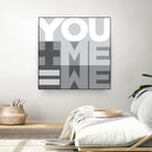You Me We I by Parker Jones on GIANT ART - white contemporary