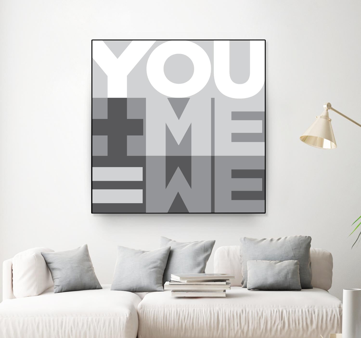 You Me We I by Parker Jones on GIANT ART - white contemporary