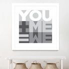 You Me We I by Parker Jones on GIANT ART - white contemporary