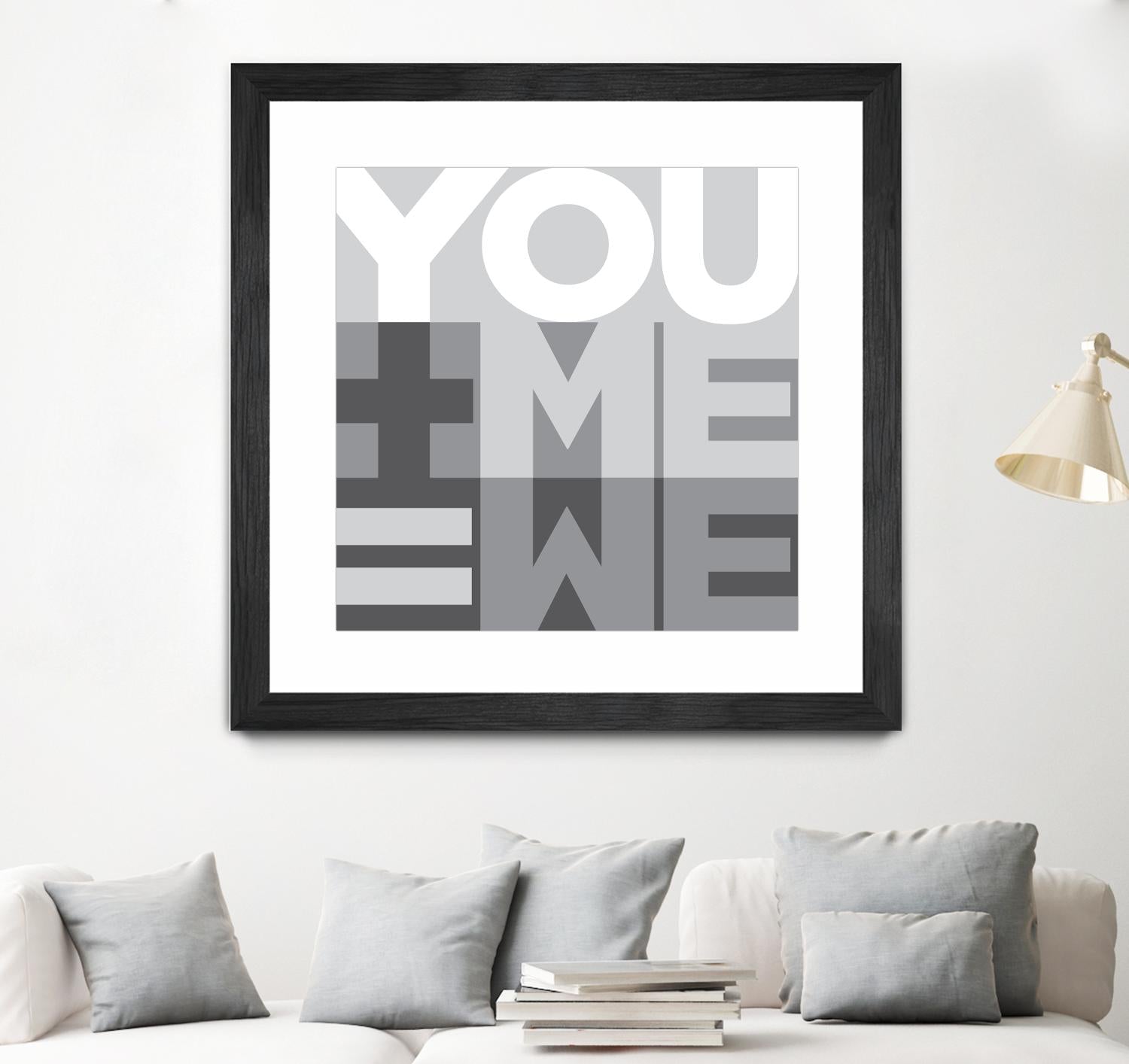 You Me We I by Parker Jones on GIANT ART - white contemporary