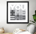 You Me We I by Parker Jones on GIANT ART - white contemporary