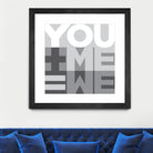 You Me We I by Parker Jones on GIANT ART - white contemporary