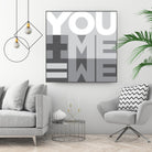 You Me We I by Parker Jones on GIANT ART - white contemporary