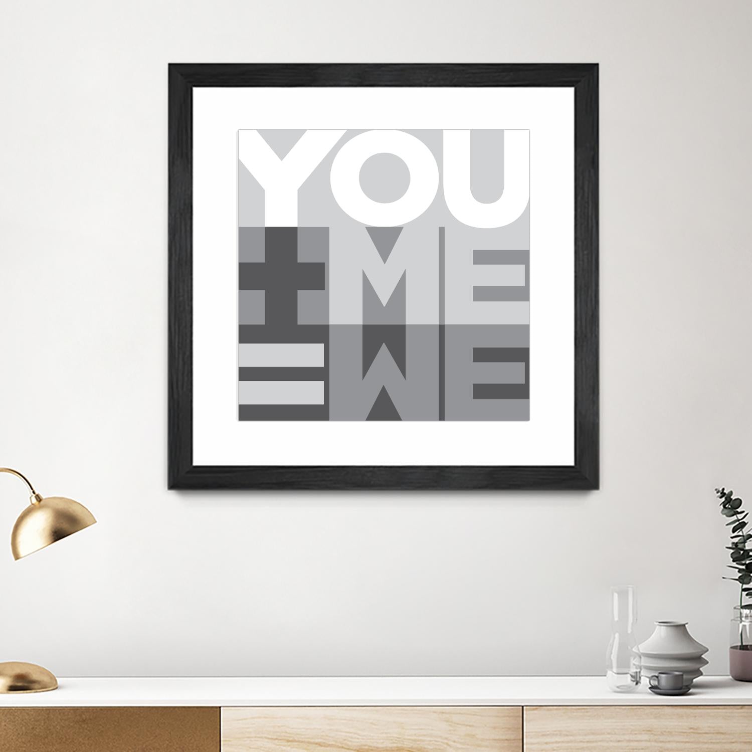 You Me We I by Parker Jones on GIANT ART - white contemporary