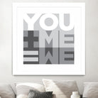 You Me We I by Parker Jones on GIANT ART - white contemporary