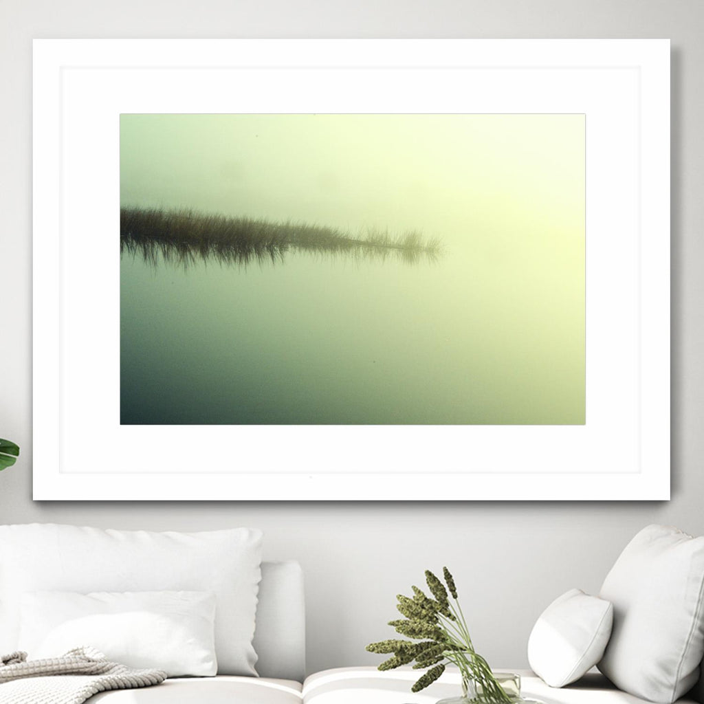 Peaceful Morning by Lori Prenner on GIANT ART - green landscape